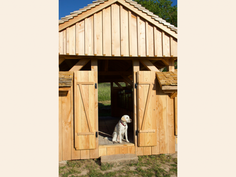 Et voilà un rucher bien gardé