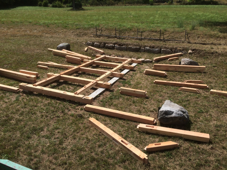 Début de l'assemblage